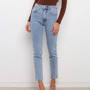 Mid wash jeans